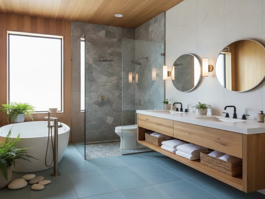 10 Organic Modern Bathroom Ideas: The Style Guide