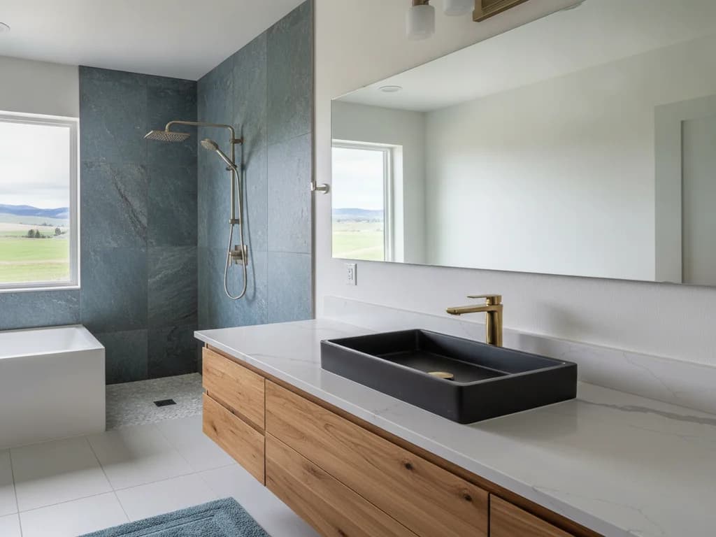 Solid-brass faucet body illustrating durable fixture construction