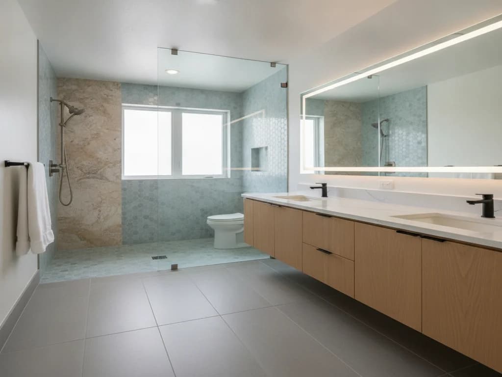 The Best Tile for Bathroom Floors: Types, Sizes, and Slip Ratings