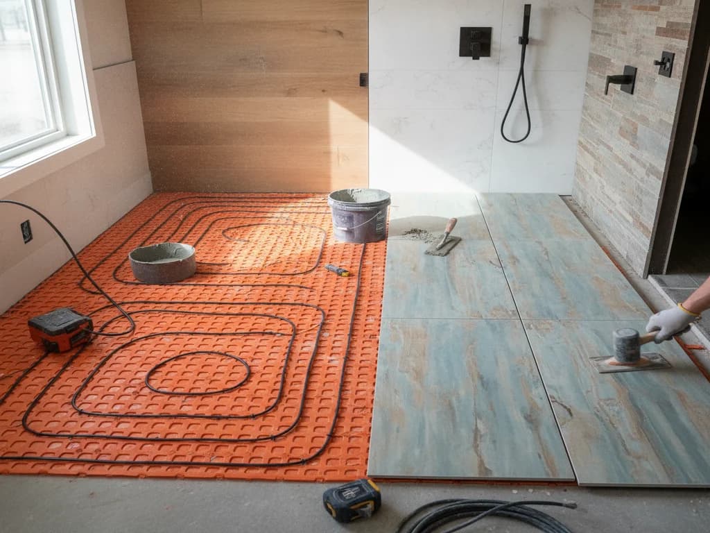 Can You Install Heated Floors Under Existing Tile?