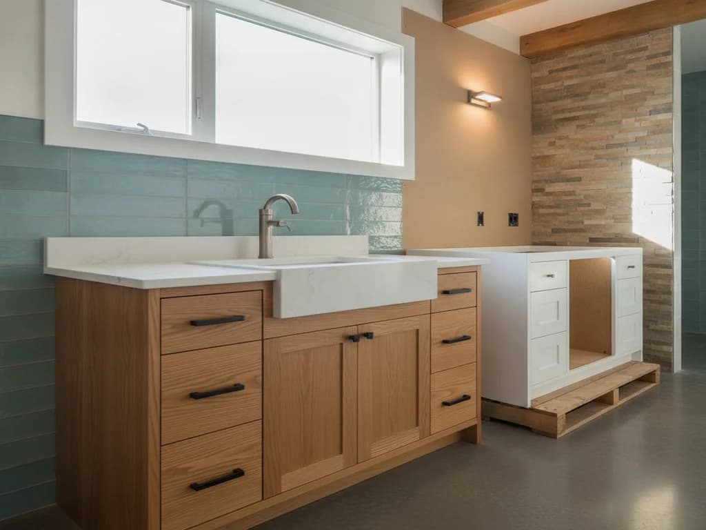 Custom vs. Prefab Vanity: Where Your Money Actually Goes