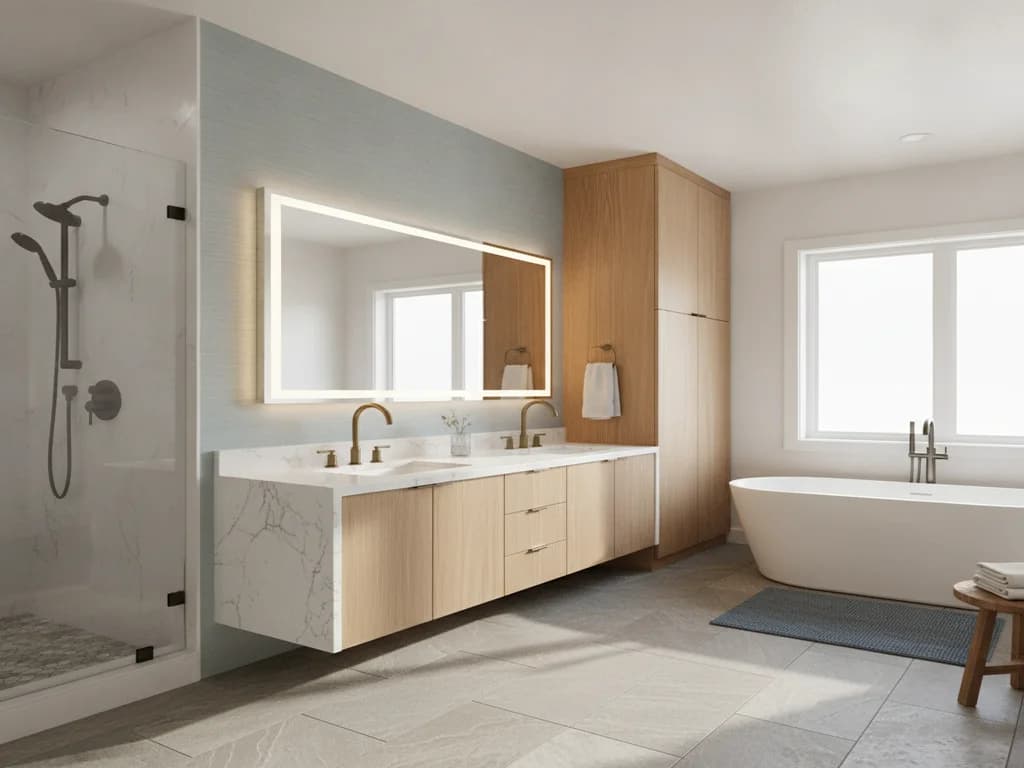 Marble vs. Quartz Bathroom Countertops: Which Belongs on Your Vanity?