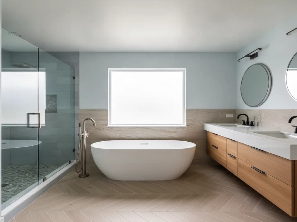 Replacing a Built-In Bathtub with a Freestanding Tub