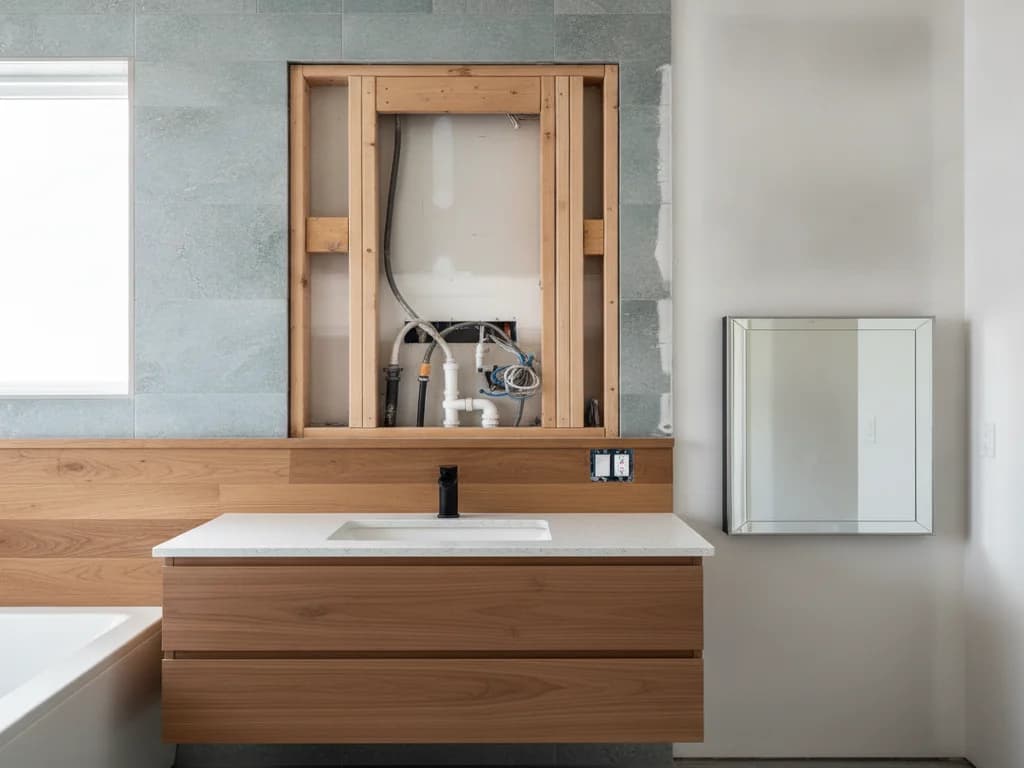 Replacing a Medicine Cabinet: What the Stud Bay Allows