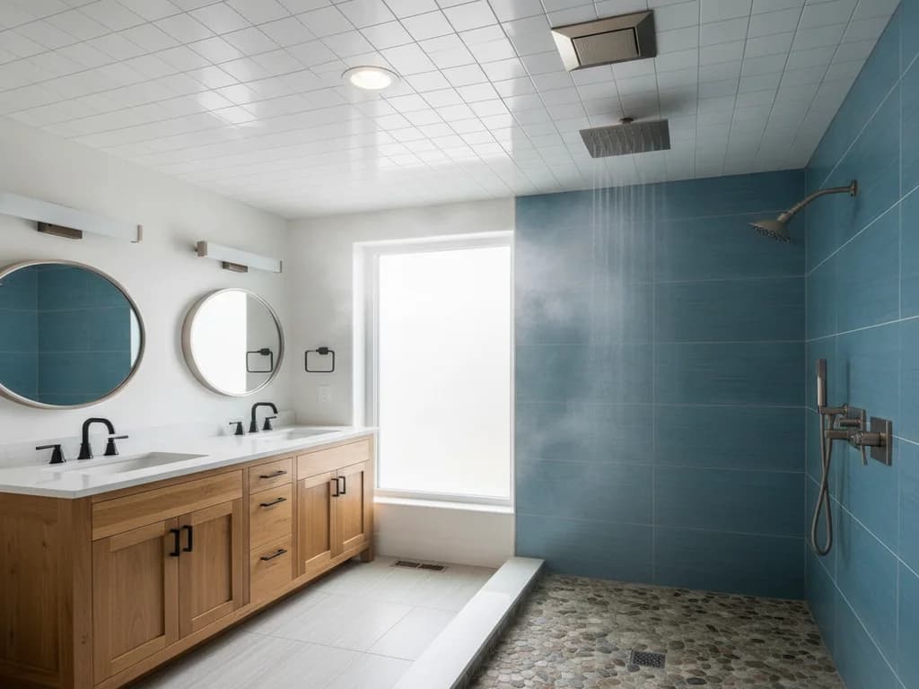Shower Ceiling Replacement: Fixing a Sagging, Peeling Ceiling for Good