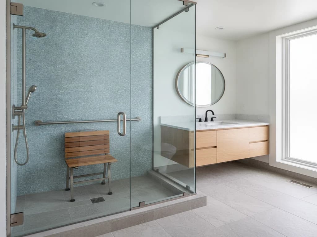 What Is a Roll-In Shower? Dimensions, Features, and How It Differs