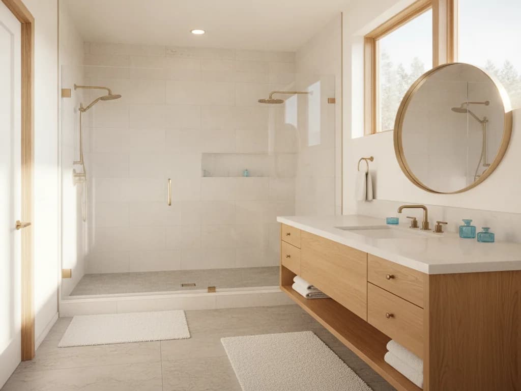 After bathroom remodel