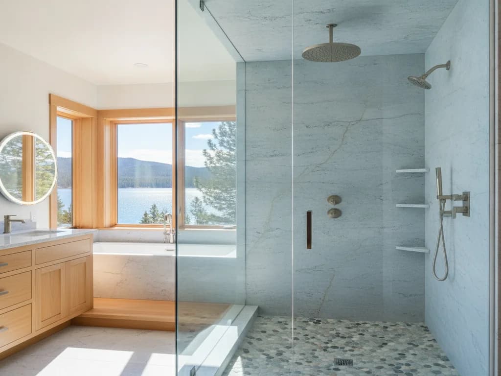After bathroom remodel