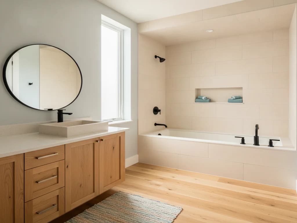 The Best Tile for Tub Surrounds: Sizes, Finishes, and Splash-Zone Rules