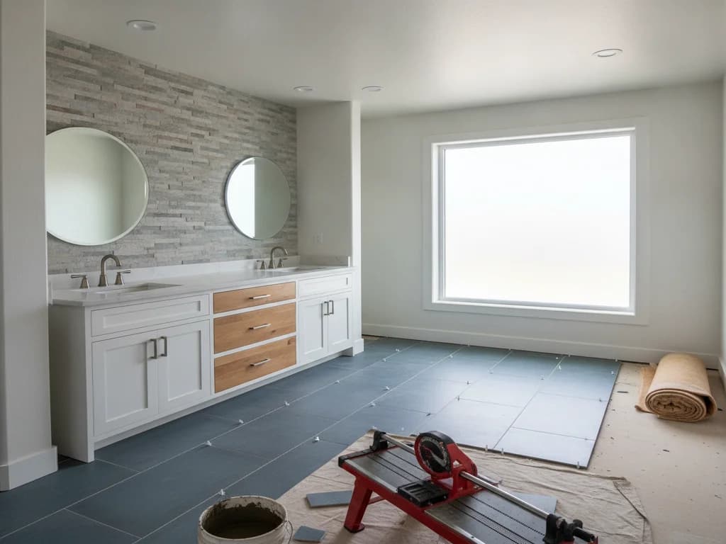 Can You Replace a Bathroom Floor Without Removing the Vanity?