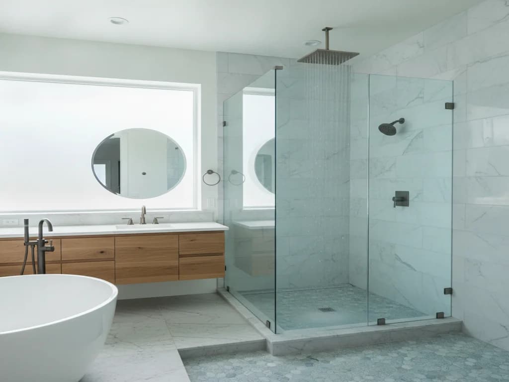 Can You Upgrade to a Rain Shower Head? Two Very Different Projects