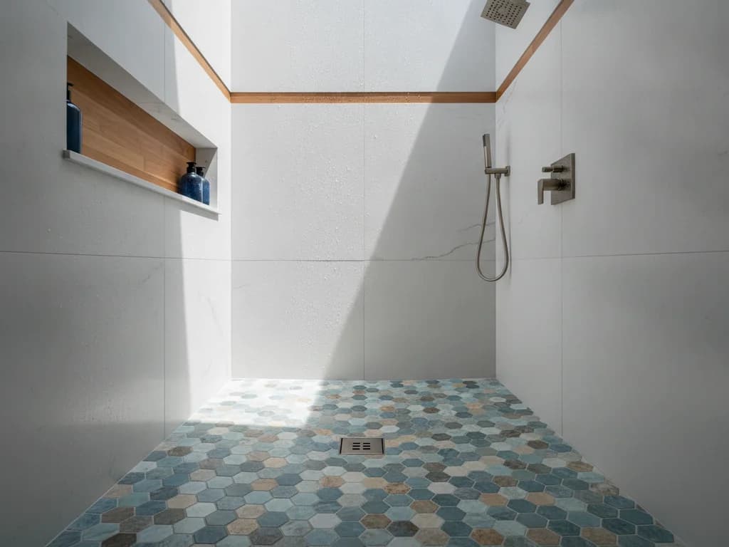 Mosaic vs. Large Tile Shower Floors: Slope, Grip, and the Right Call