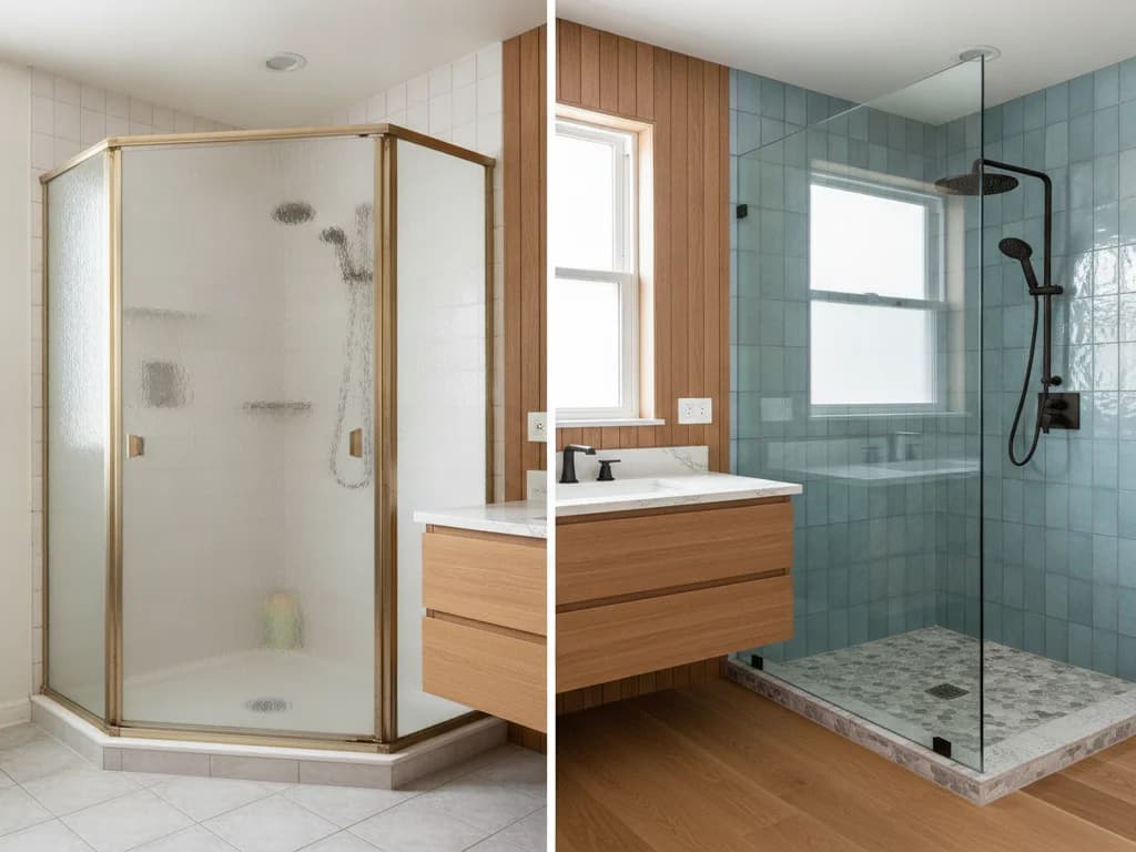 Replacing a Corner Shower with a Walk-In: How Much Space You Actually Gain