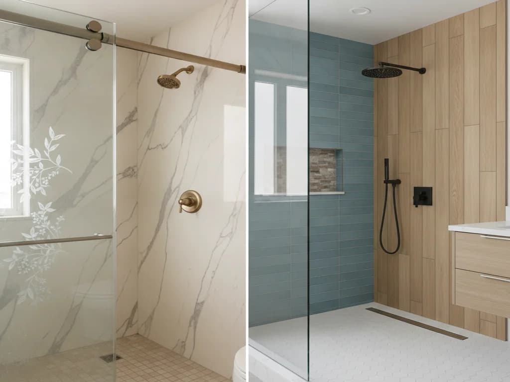 Replacing a Cultured Marble Shower: Identifying the 80s–90s Surround and What Goes In Its Place