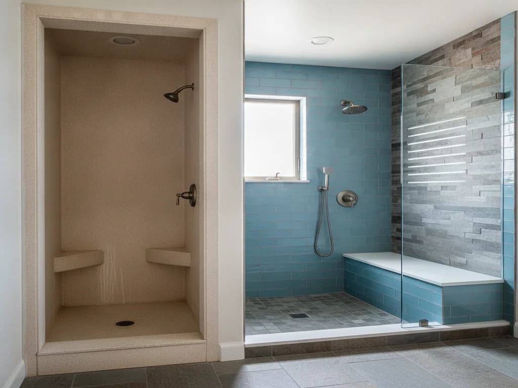 Replacing a Fiberglass Shower: Why the Old Unit Has to Come Out in Pieces