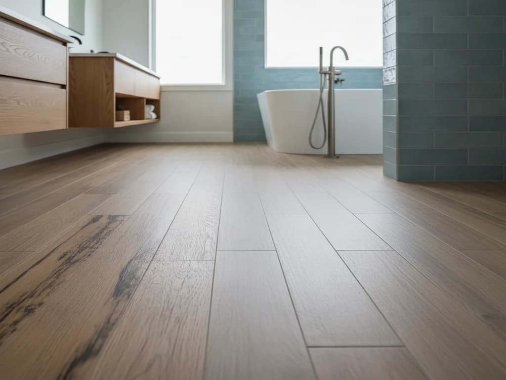 Replacing a Hardwood Floor in a Bathroom: Why Wood Fails and What Works Instead
