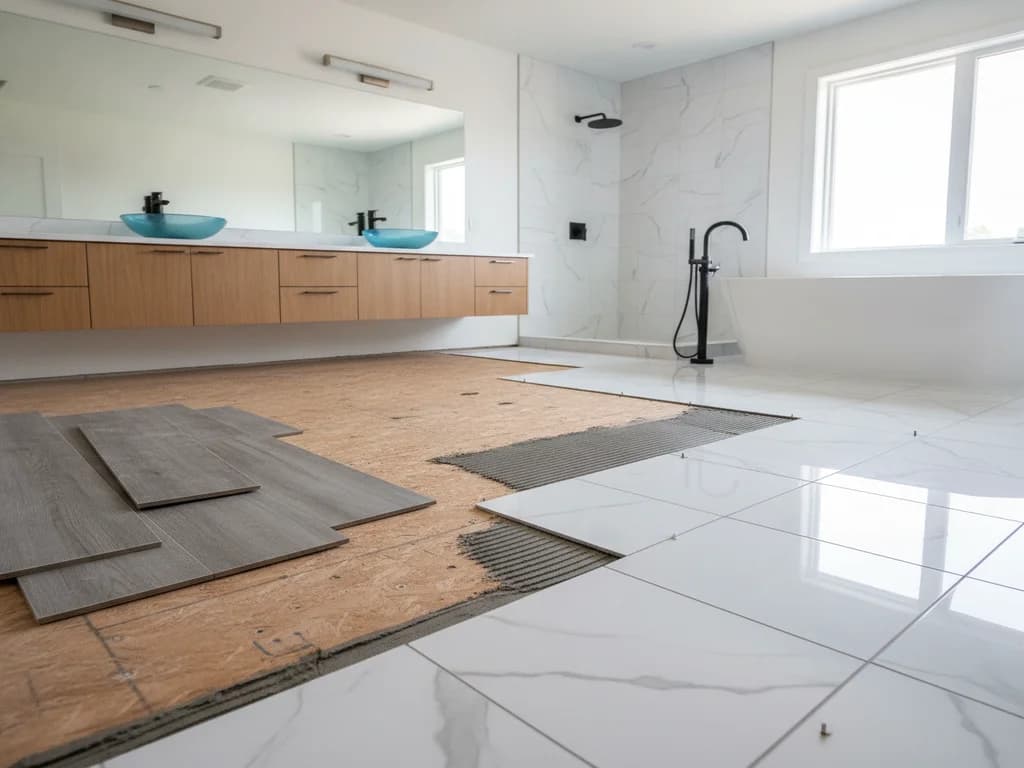 Replacing LVP With Tile in a Bathroom: Why Homeowners Switch and What It Takes