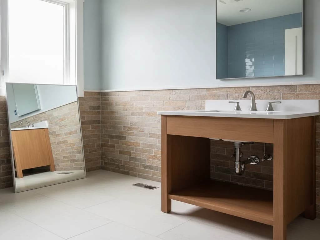 Replacing a Pedestal Sink With a Vanity: What It Really Takes