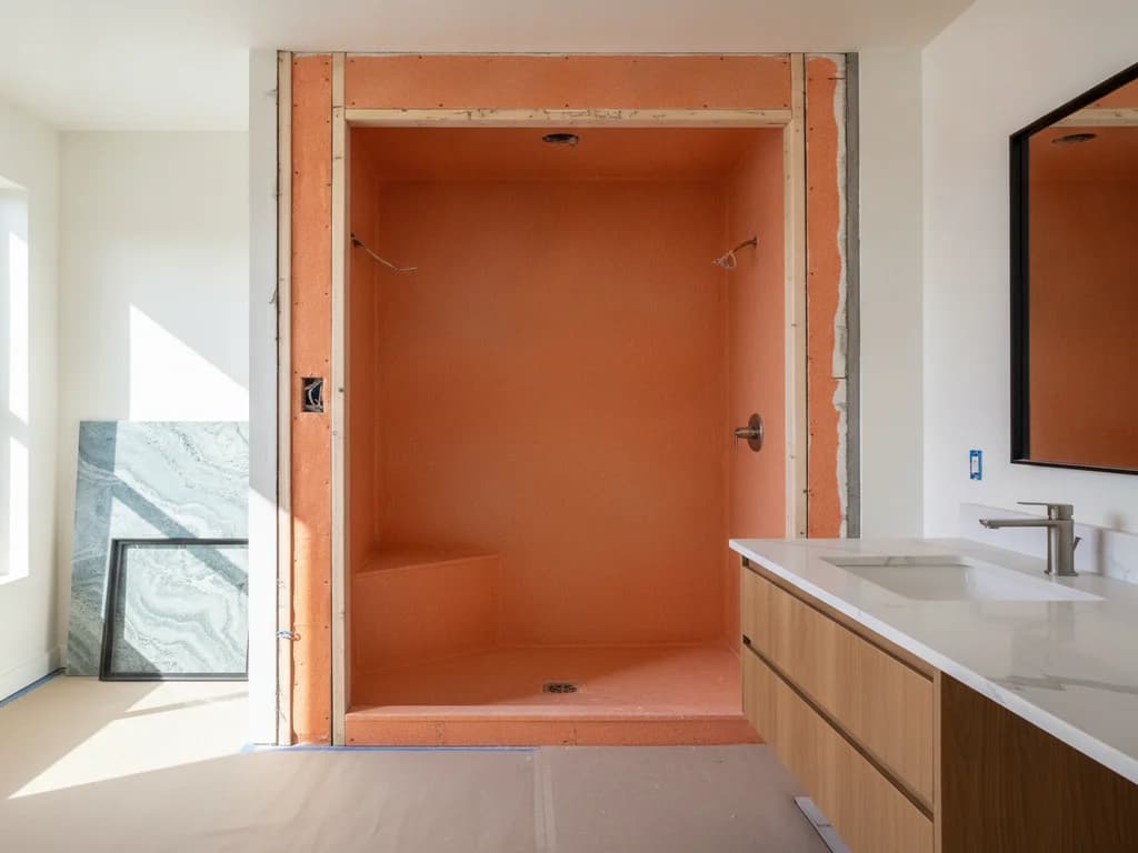 Redoing Shower Waterproofing: Why a Failed Membrane Means Opening the Walls