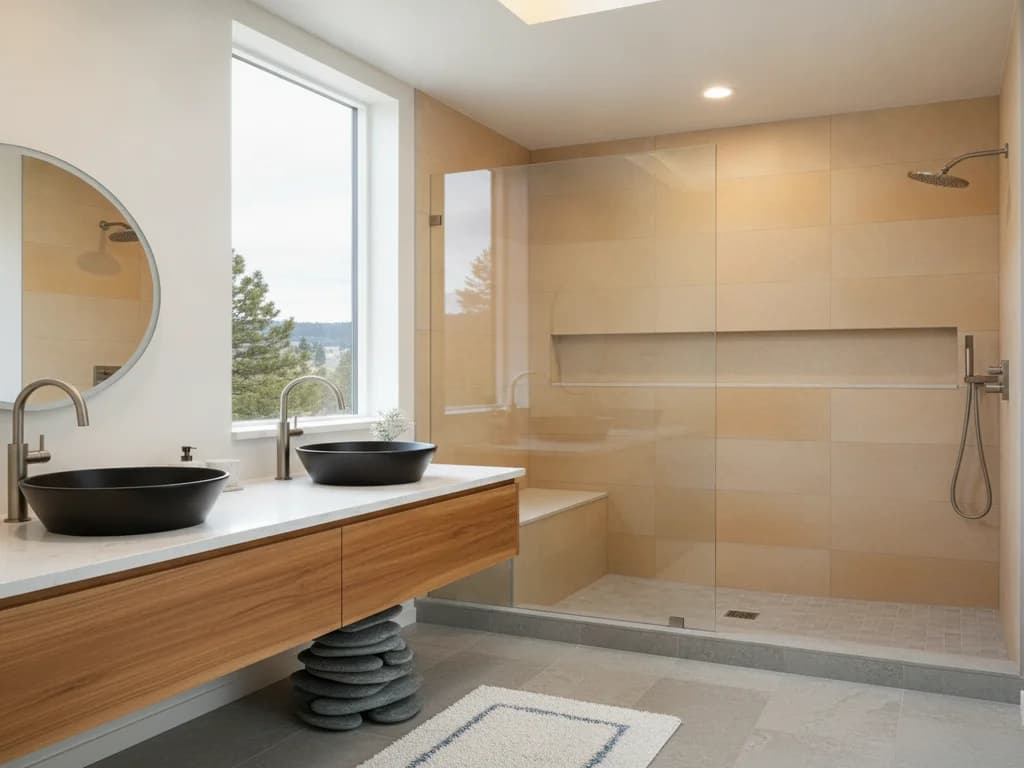 Solid Surface Shower Walls: The Grout-Free Middle Ground